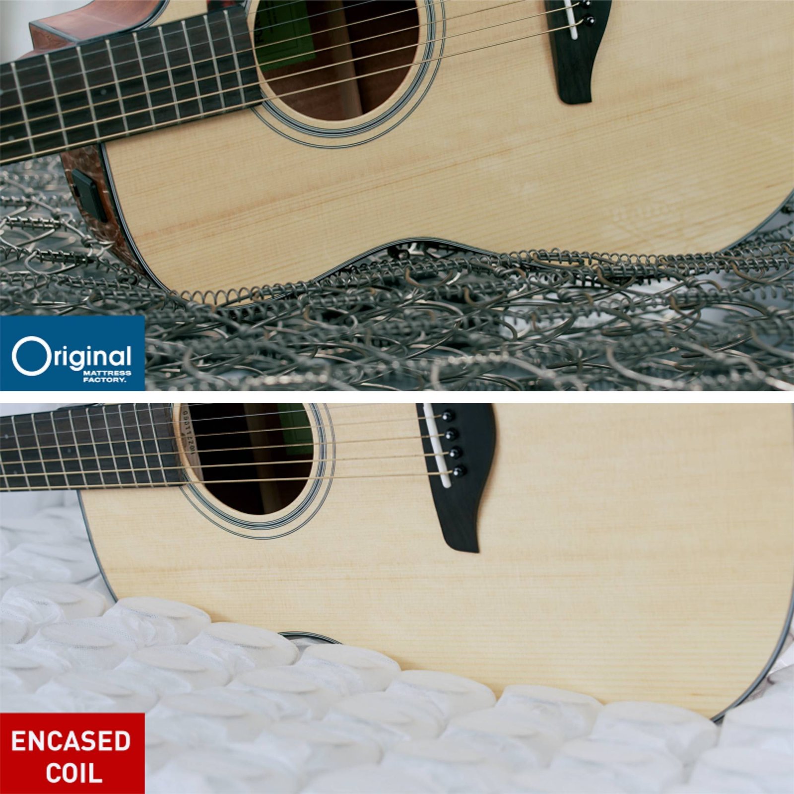 Comparing the OMF innerspring vs. standard encased coils